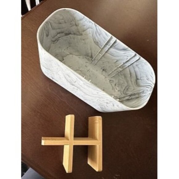 New Toothbrush Holders for Bathrooms, 5 Slots Bamboo Toothbrush Holder - Picture 2 of 3